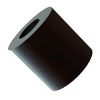 GRTSNM32261 RTSN-M3-22-6-1 RICHCO/ESSENTRA RND STANDOFF NY BLK