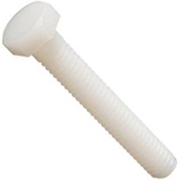 HEX HEAD CAP SCREWS - NYLON