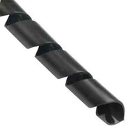 1NBLK BLACK SPIRAL WRAP NYLON