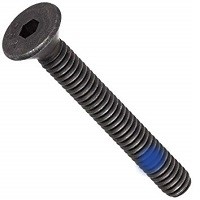 6-32 X 3/8 FLAT SOC CAP SCREW W/NYLON PA